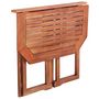 Voir la diapositive 4 : VIDAXL Mobilier de bistro 2 pcs Bois d'acacia massif
