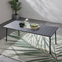 Voir la diapositive 4 : CONCEPT USINE Table de jardin 6 places 160cm gris foncé BERGAME