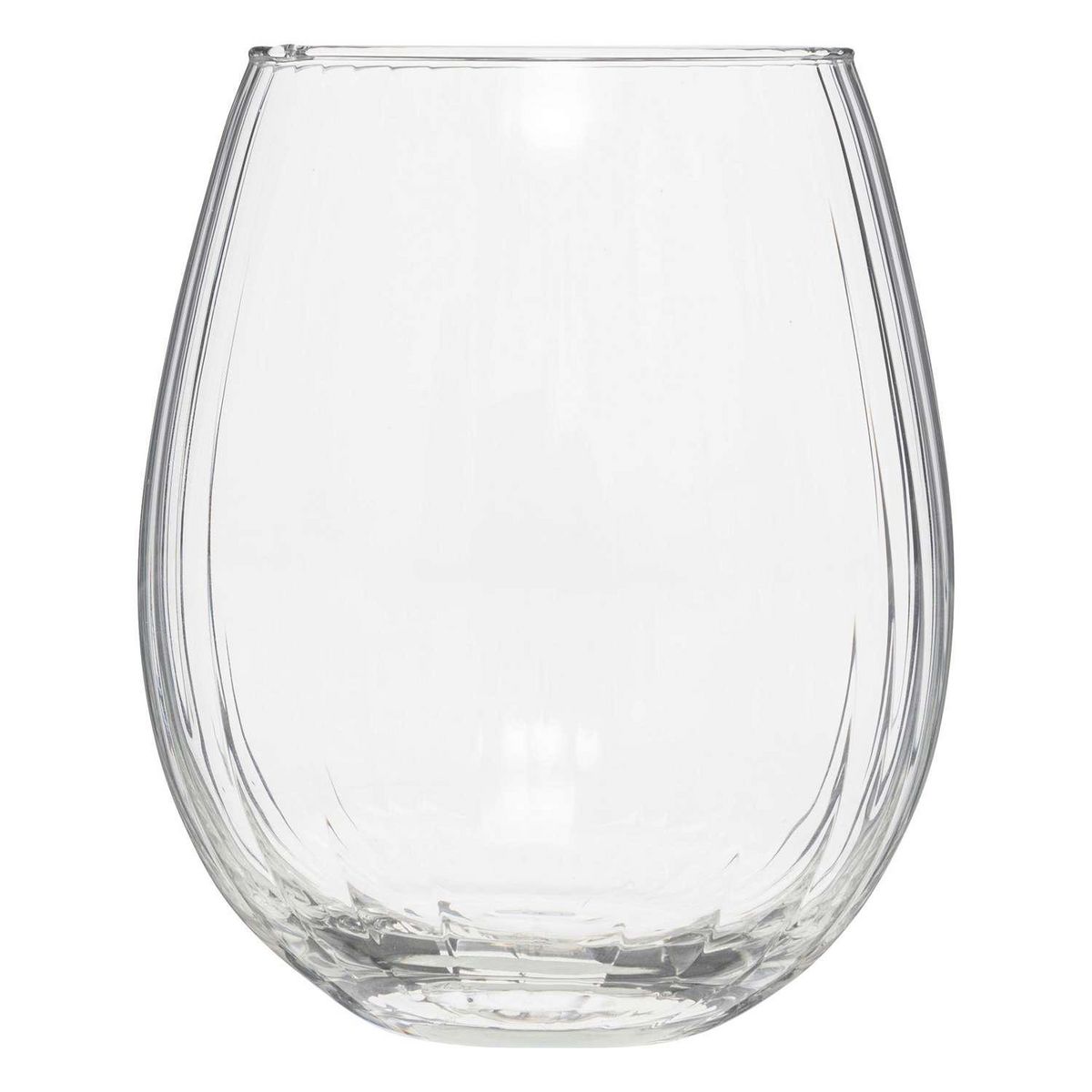 SECRET DE GOURMET Service de verres finition striée 12 pièces