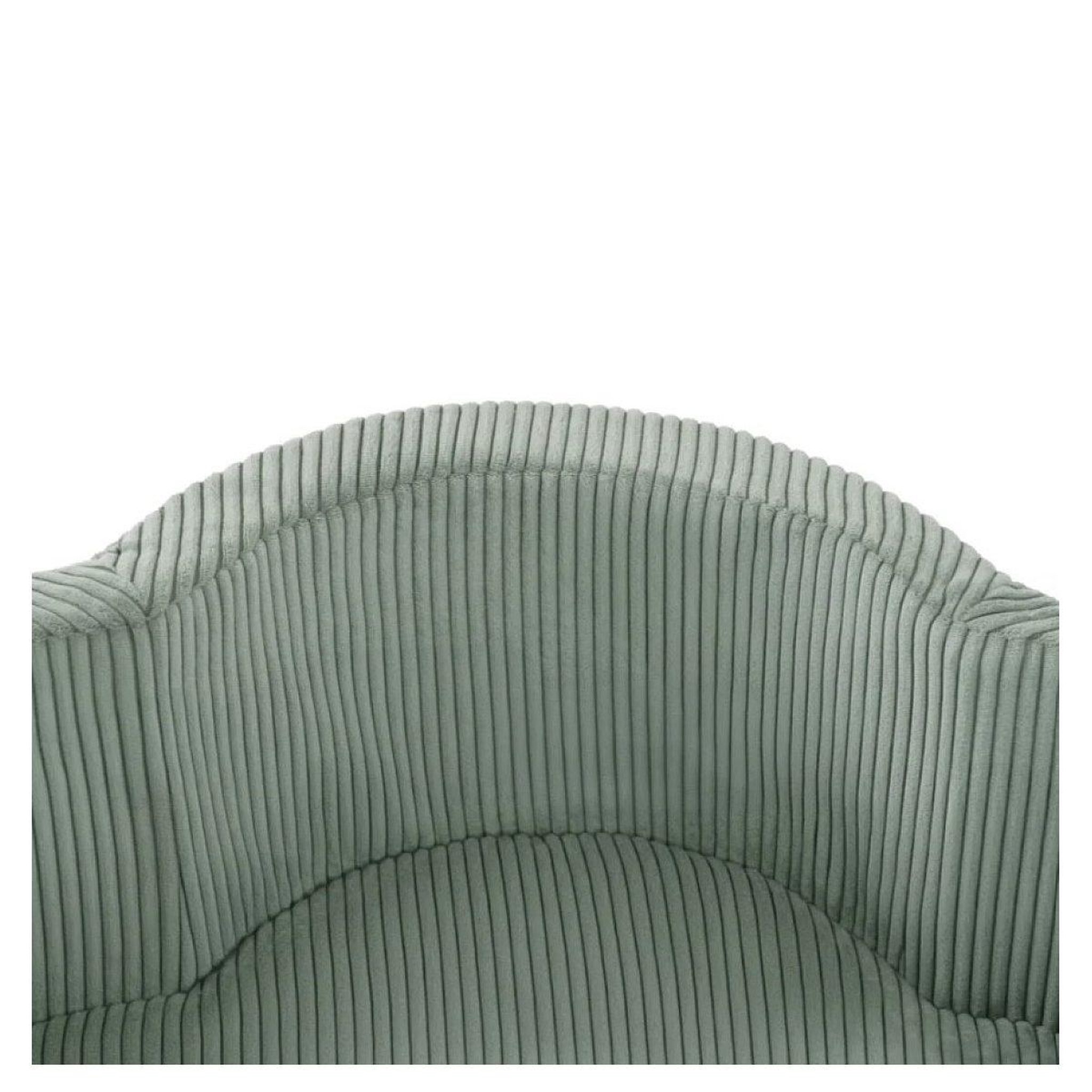 Voir la diapositive 2 : PLUSH NEST Piscine sèche 95x30 velours côtelé vert