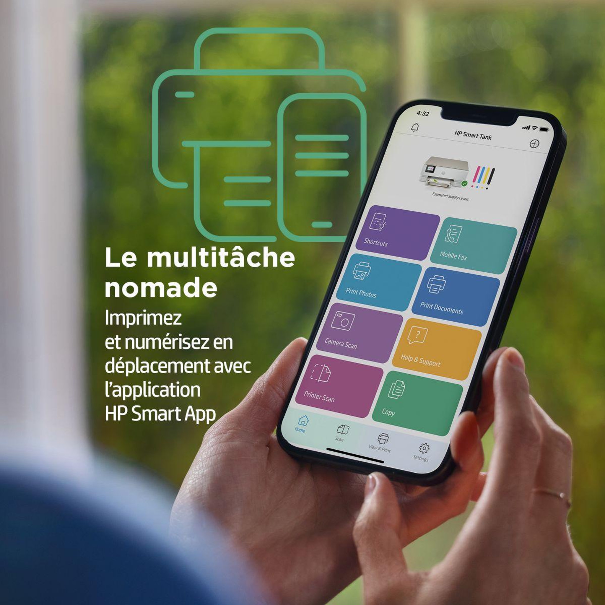 Voir la diapositive 4 : HP Imprimante jet d'encre envy inspire 7224e éligible instant ink