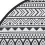 Voir la diapositive 4 : VIDAXL Tapis d'exterieur ARAKIL noir Ø160 cm PP