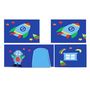 Voir la diapositive 3 : Paris Prix Pack - Lit Enfant, Tente, 3 Pochettes & Tunnel  Pino Astronaute II  Blanc