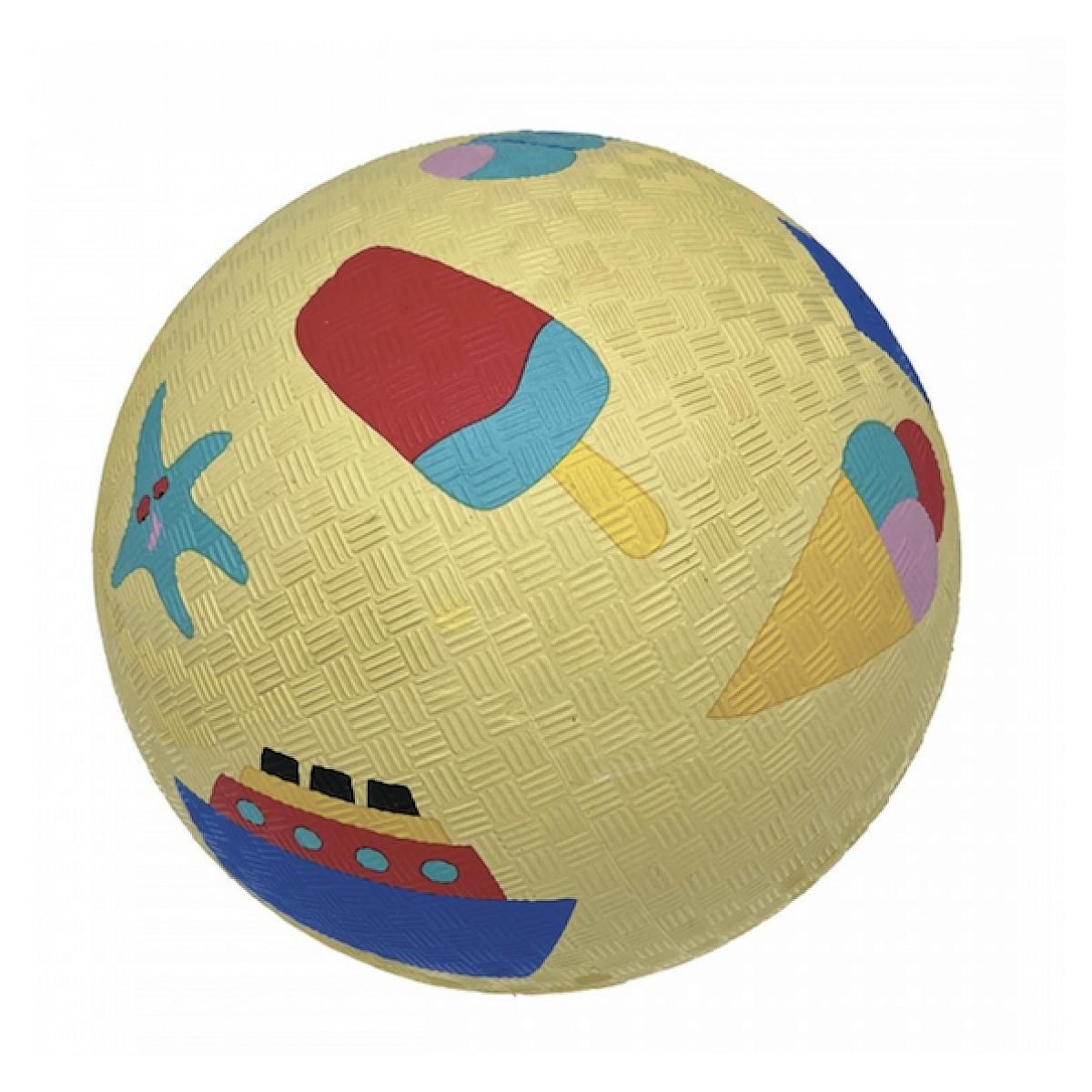 Petit Jour grand ballon- la plage - caoutchouc naturel