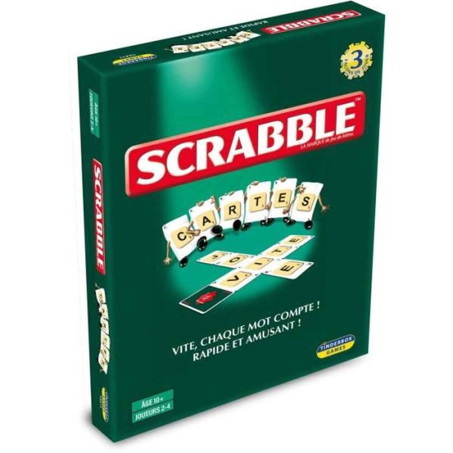 Jeu Classique Megableu Scrabble Cartes 855076megableu – 3 Jeux en 1 - vue 2