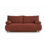 Voir la diapositive 1 : BEST MOBILIER Cristal - canapé 3 places - convertible avec coffre - en velours côtelé