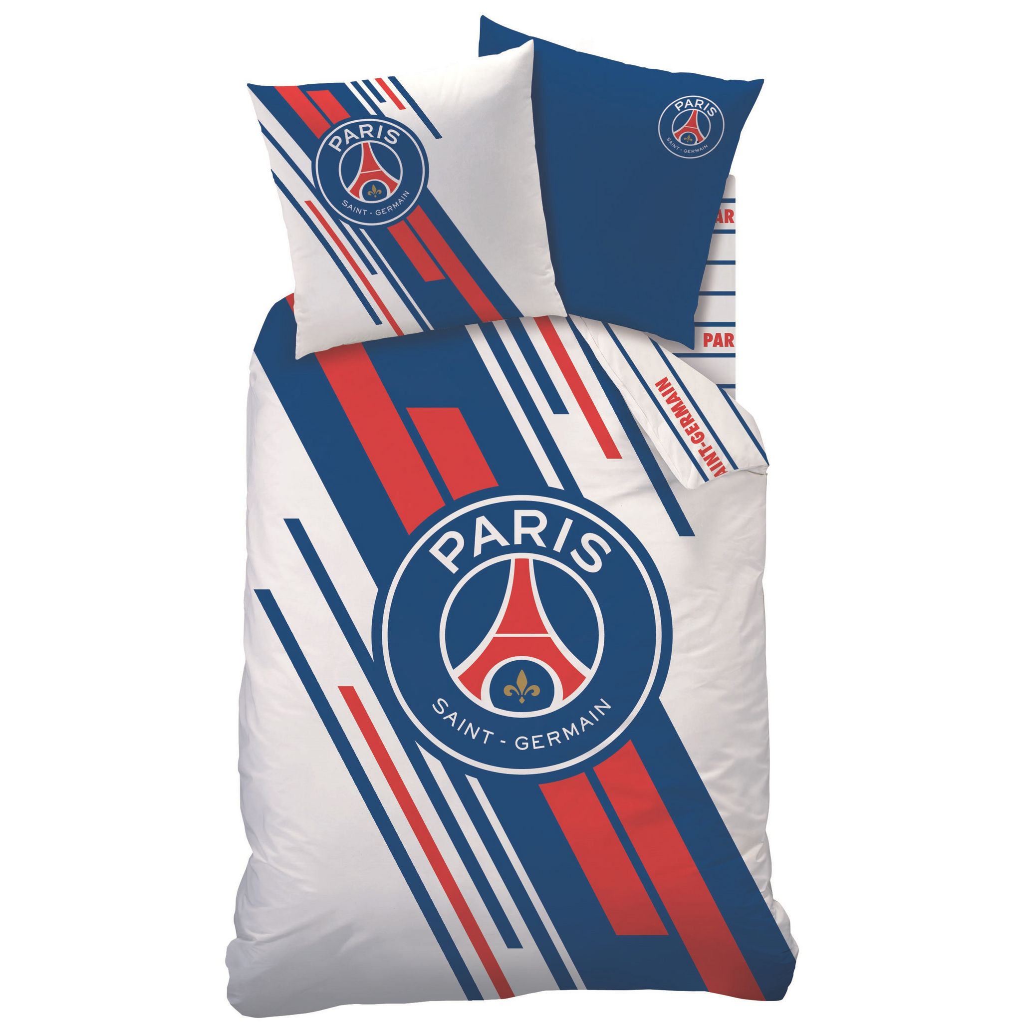 PSG Parure housse de couette PSG STADIUM pas cher - Auchan.fr