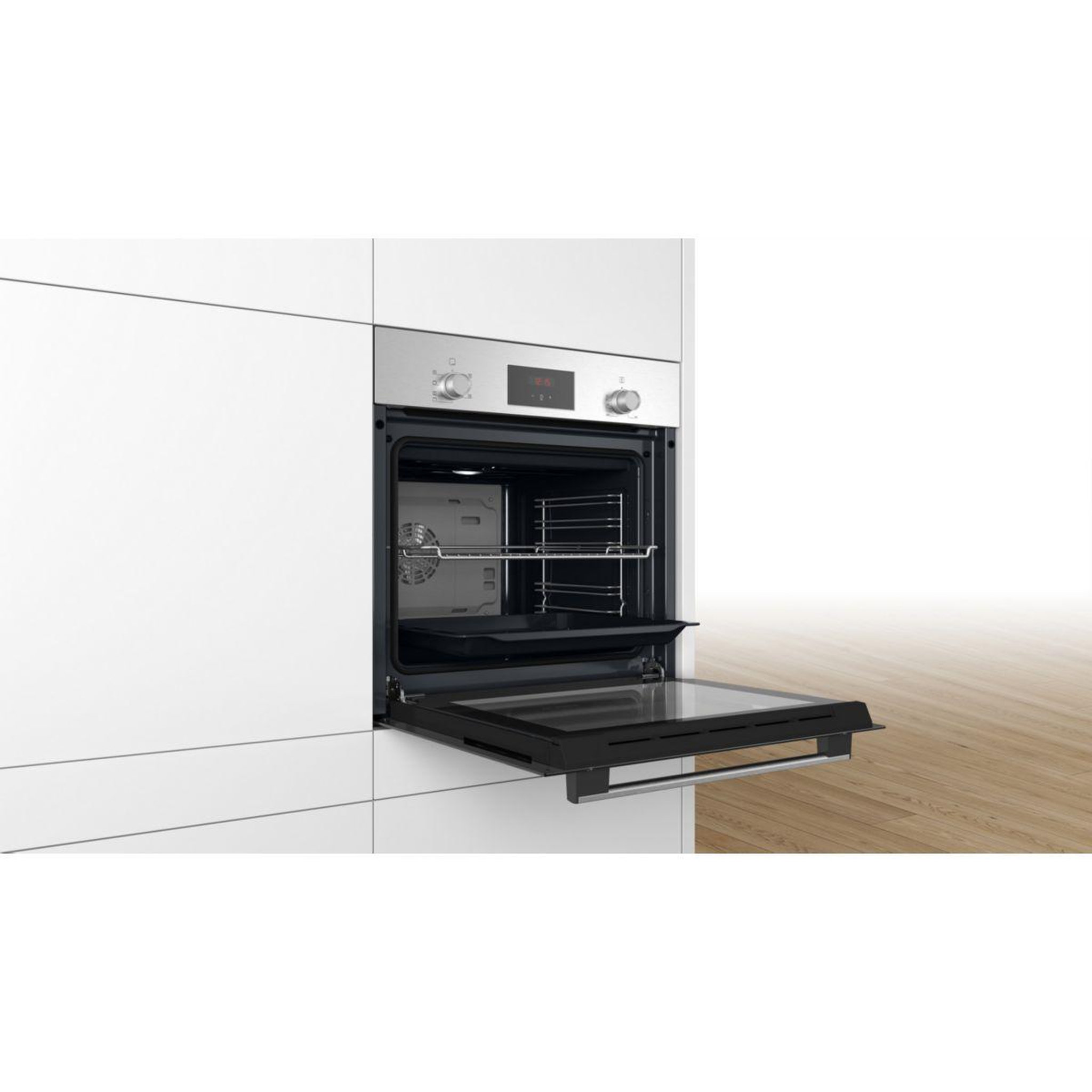 Voir la diapositive 4 : BOSCH Four encastrable hbf133br0 serie 2 hotair 3d - catalyse, chaleur tournante 3d, ecoclean direct