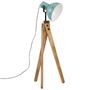 Voir la diapositive 2 : VIDAXL Lampadaire 25 W bleu delave 45x45x120 cm E27