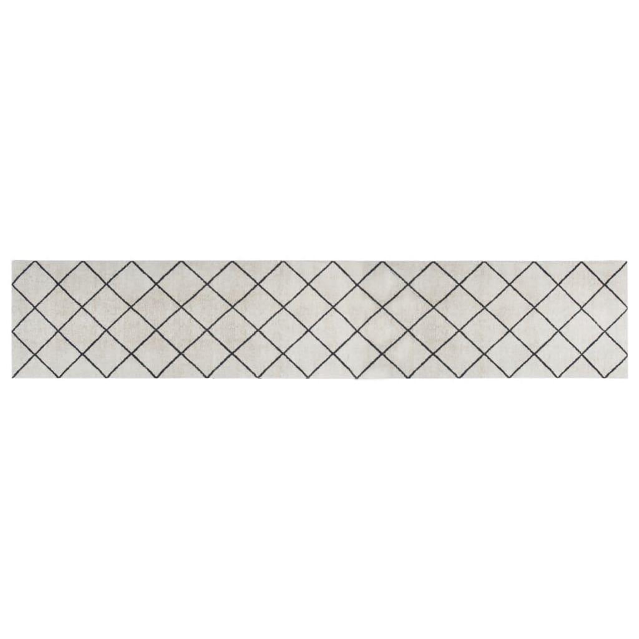 Voir la diapositive 2 : VIDAXL Tapis de cuisine lavable impression carree 60x300 cm velours