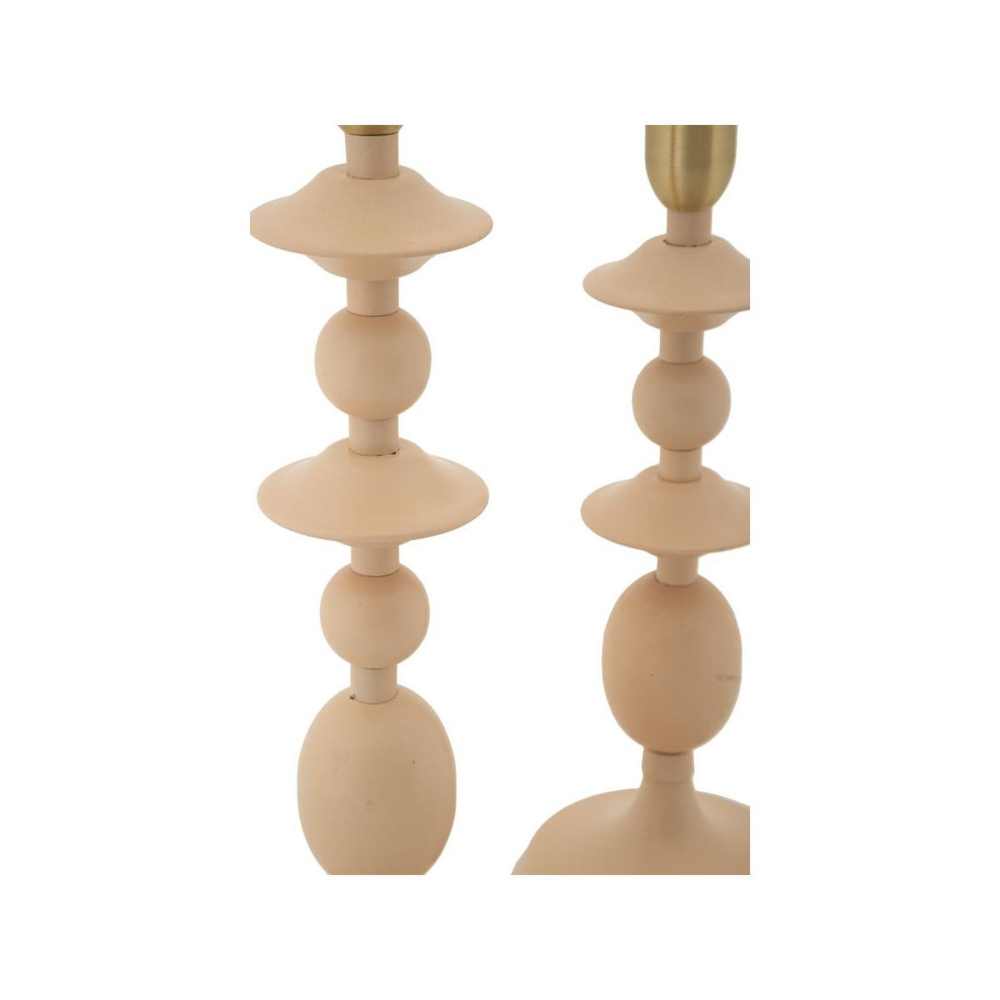 Voir la diapositive 3 : Paris Prix Lot de 2 chandeliers  gemini  33cm rose & or