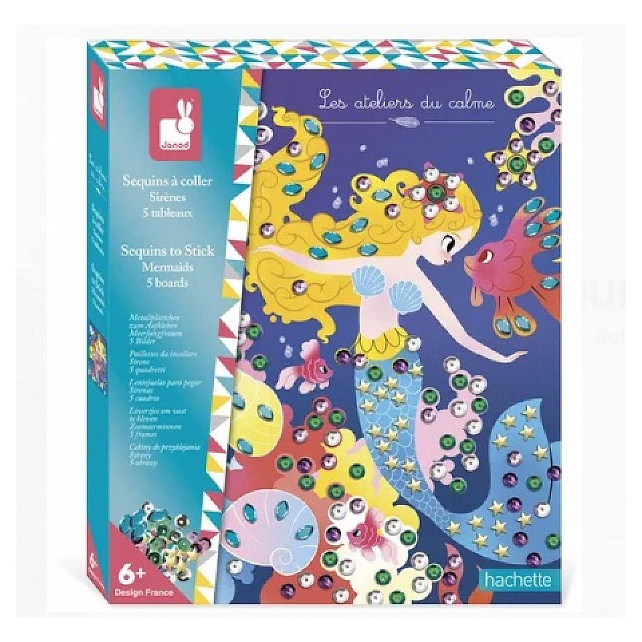 Juratoys-Janod Sequins a coller - Sirenes