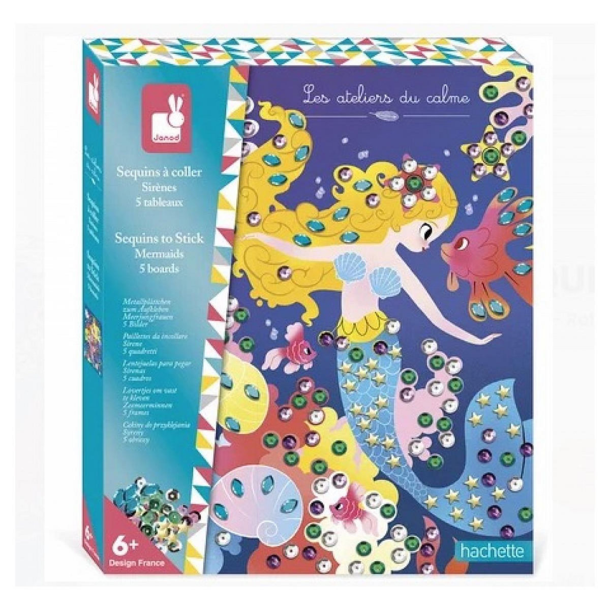 Juratoys-Janod Sequins a coller - Sirenes