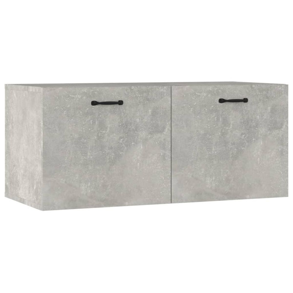 VIDAXL Armoire murale gris beton 80x36,5x35 cm bois d'ingenierie