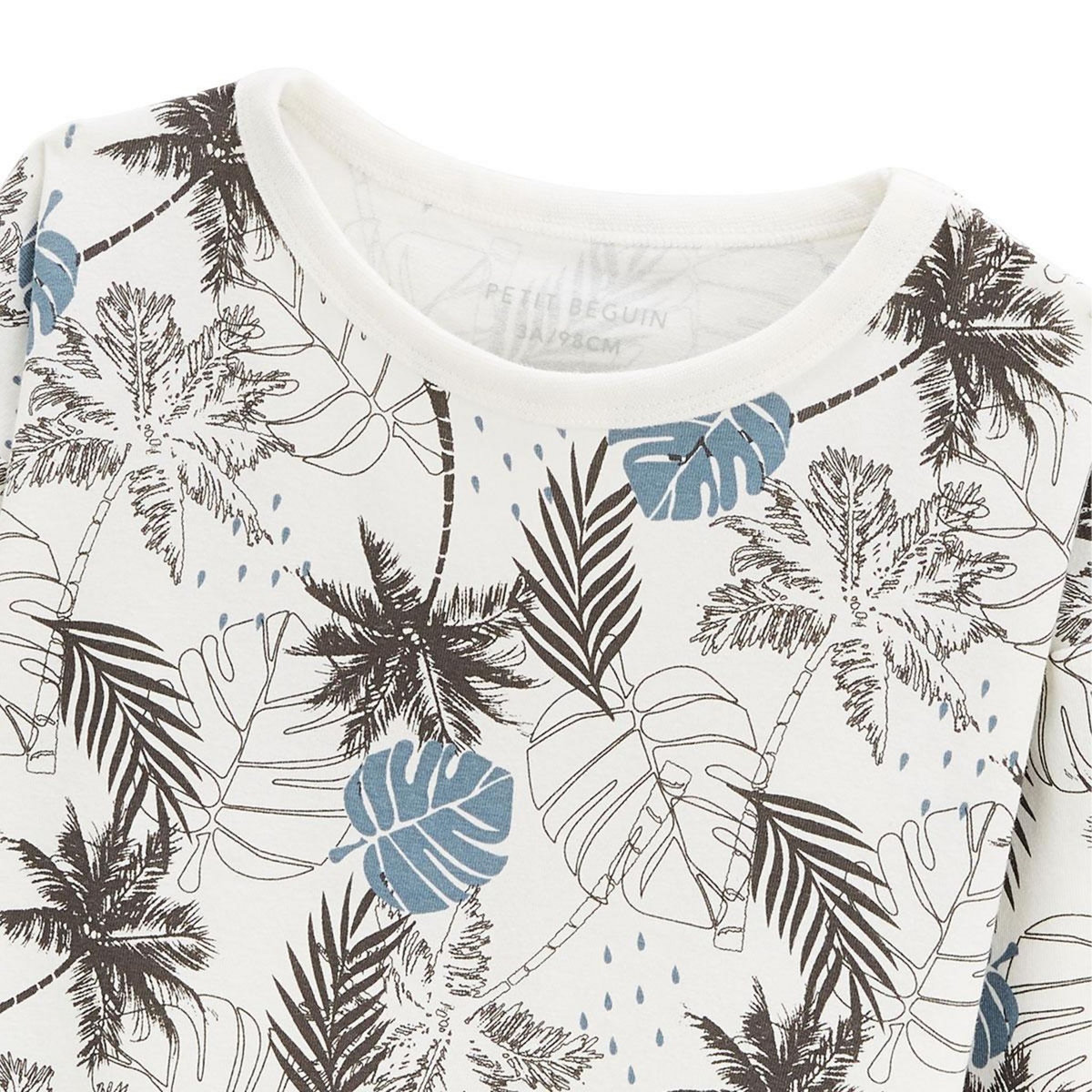 Petit Béguin Lot de 2 t-shirts enfant manches longues Tonga