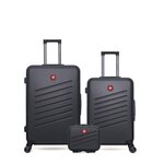 SWISS KOPPER SWISS KOPPER - LOT DE 3 - Valises grand format, weekend et vanity ZURICH. Coloris disponibles : Vert, Rose, Noir, Bleu, Beige