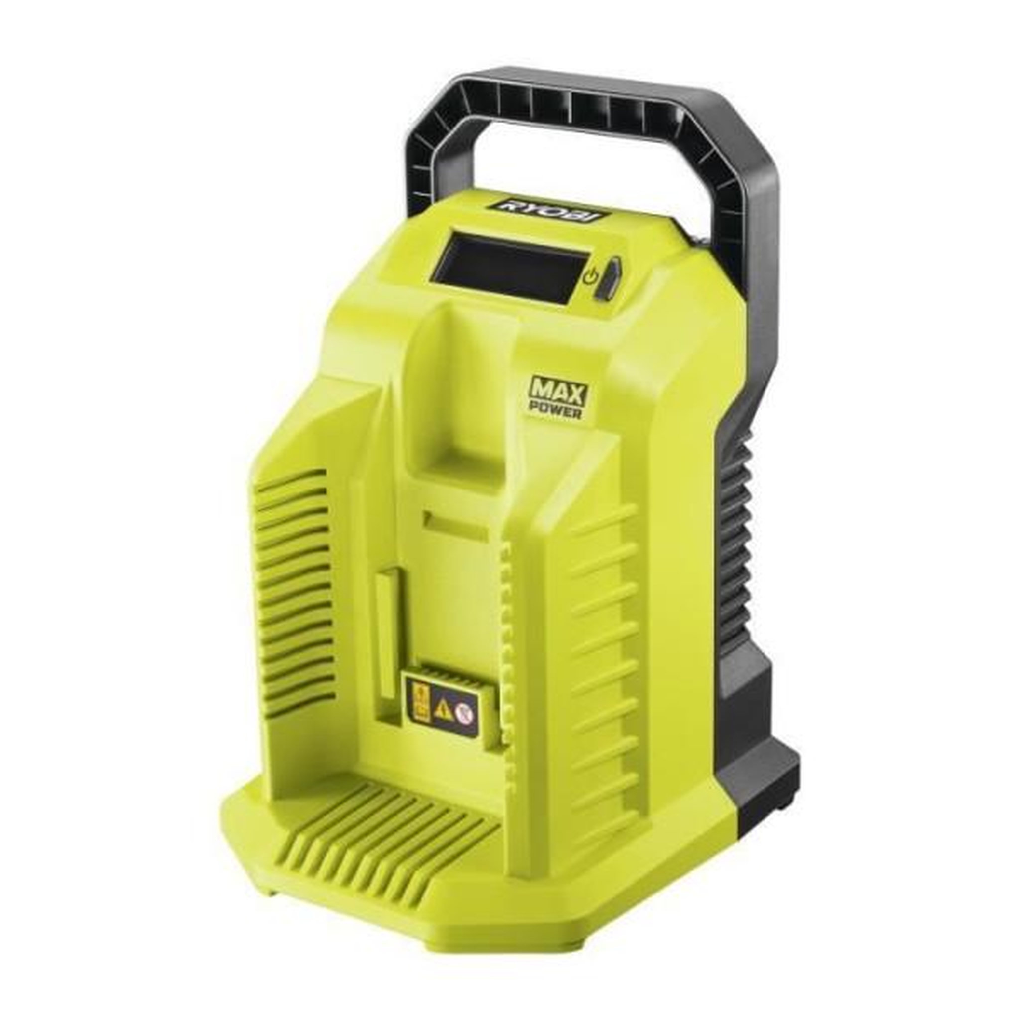 Ryobi Chargeur - RYOBI - 36 V ultra rapide 10 A - Variation du courant de charge en fonction de la batterie - Ecran LCD