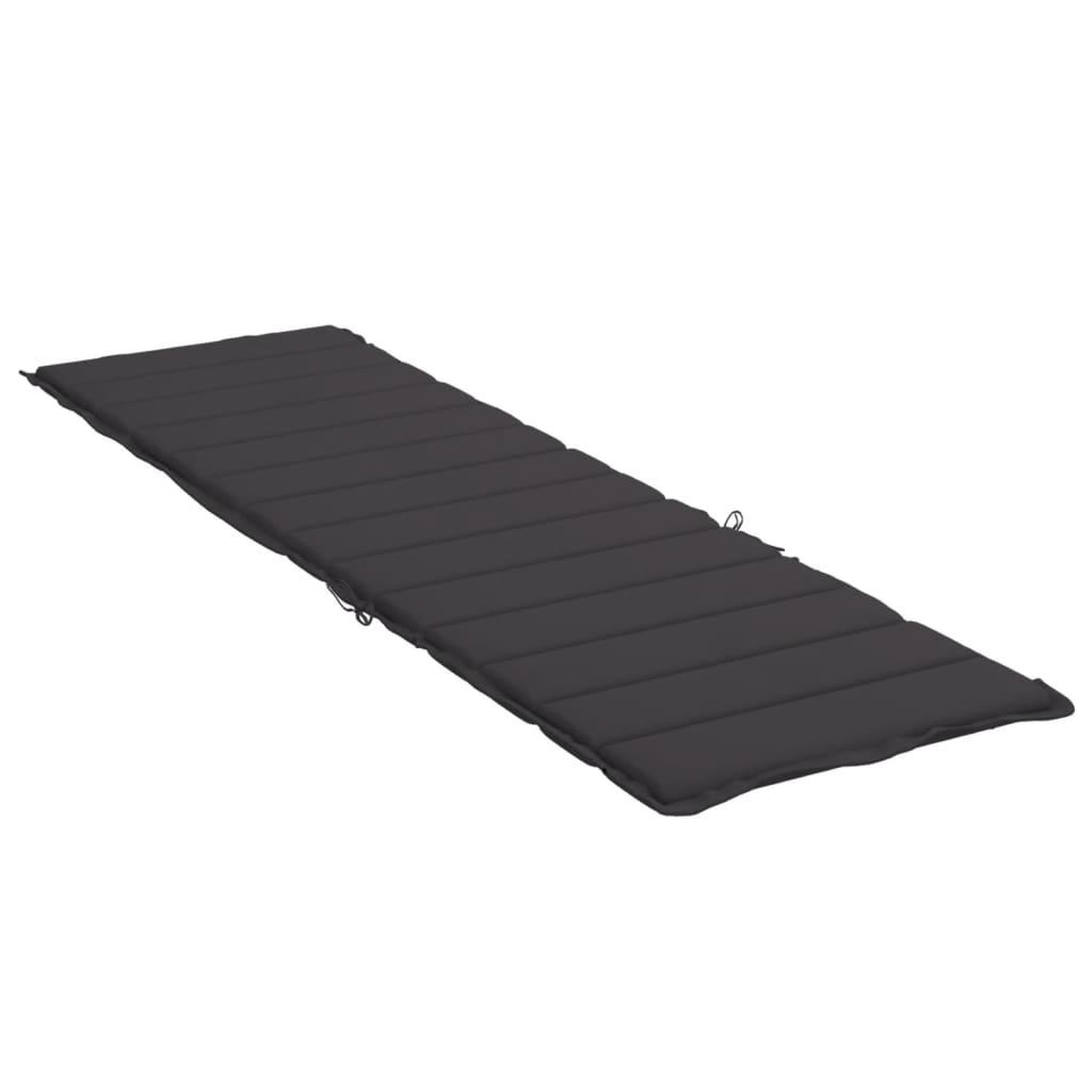 Voir la diapositive 4 : VIDAXL Coussin de chaise longue noir 200x60x3 cm tissu oxford
