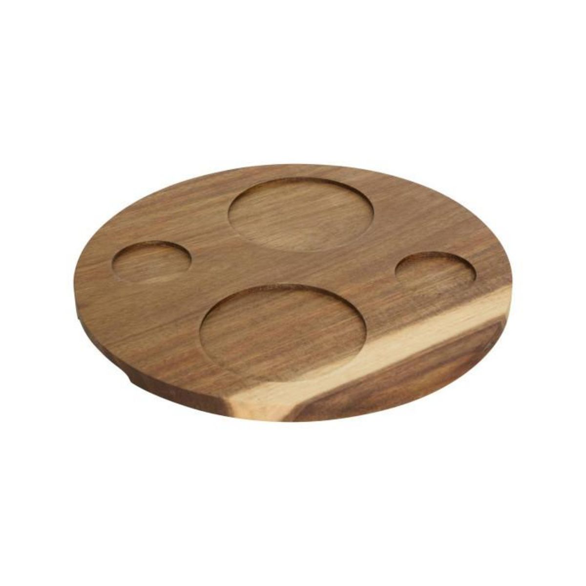 SECRET DE GOURMET Service Apéritif 5 Pièces  Elégance  26cm Blanc