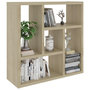 Voir la diapositive 3 : VIDAXL Etagere murale Chene sonoma 45,1x16x45,1 cm Bois d'ingenierie