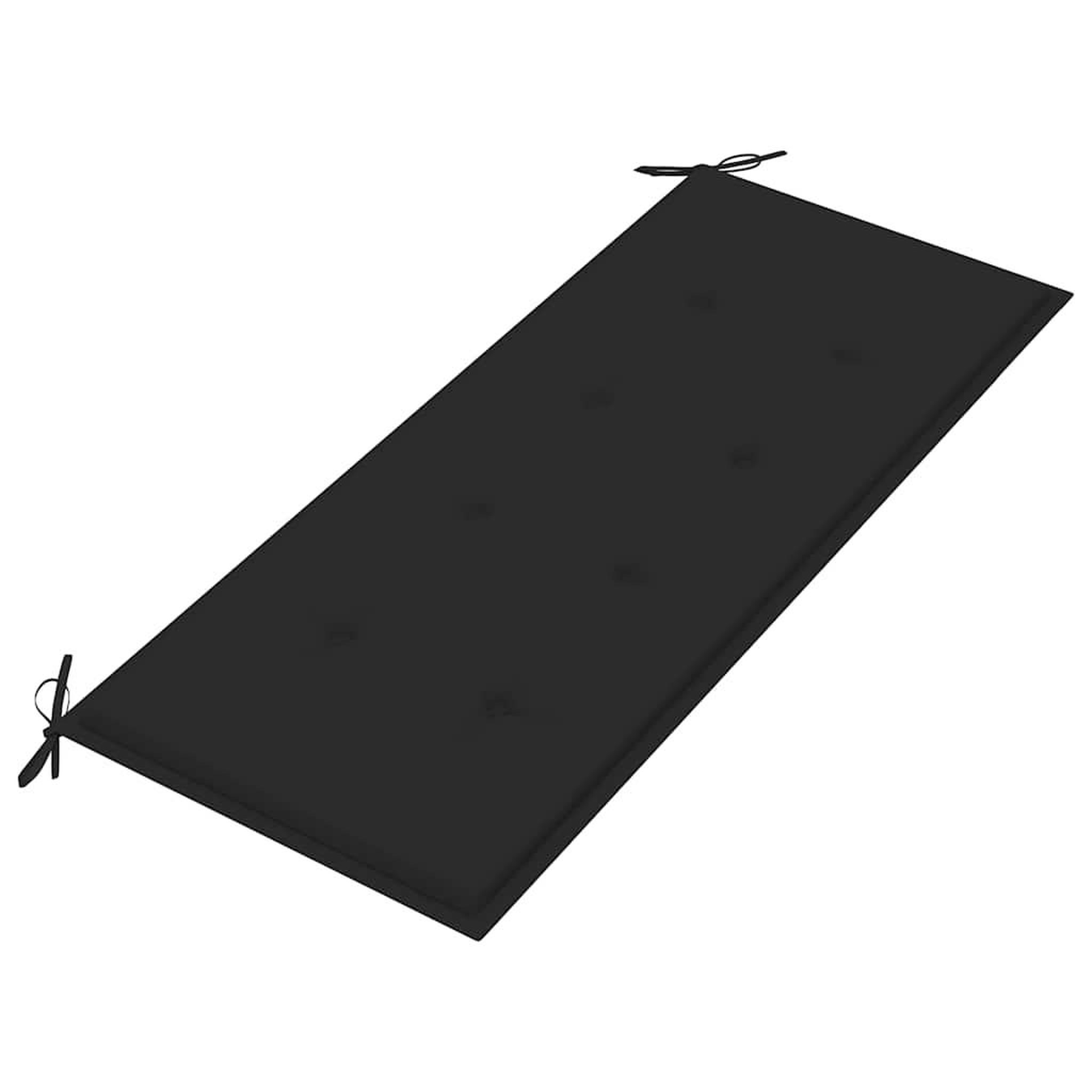 Voir la diapositive 5 : VIDAXL Banc de jardin pliable avec coussin 118 cm Bambou