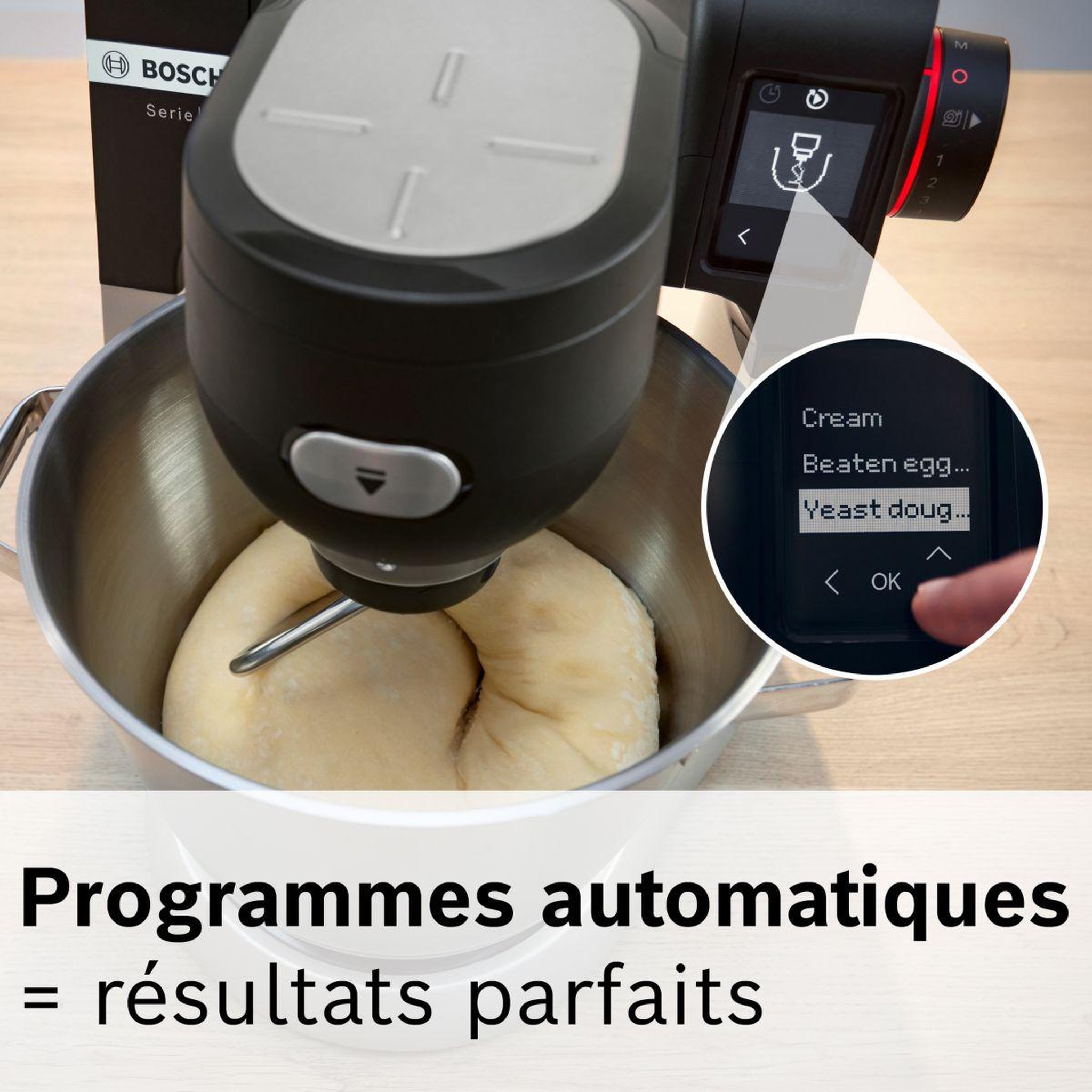 Voir la diapositive 4 : BOSCH Robot pâtissier série 6 mums6zs00