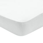 DODO Drap Housse Confort Jersey Coloris Blanc. Coloris disponibles : Blanc