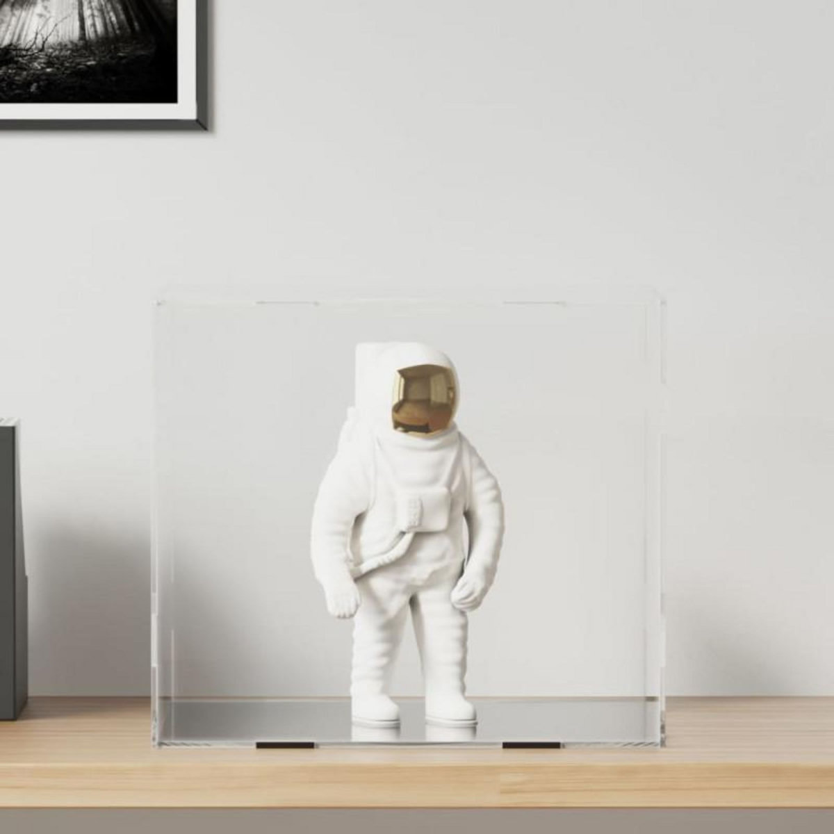 VIDAXL Boîte d affichage transparente 40x36x35 cm acrylique