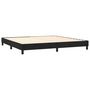 Voir la diapositive 4 : VIDAXL Sommier a lattes de lit et matelas Noir 200x200 cm Velours