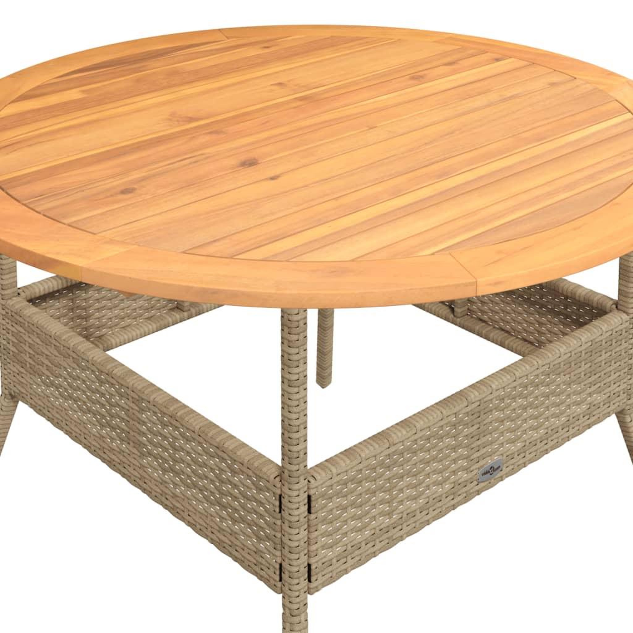 Voir la diapositive 5 : VIDAXL Salon de jardin avec coussins 2 pcs beige resine tressee
