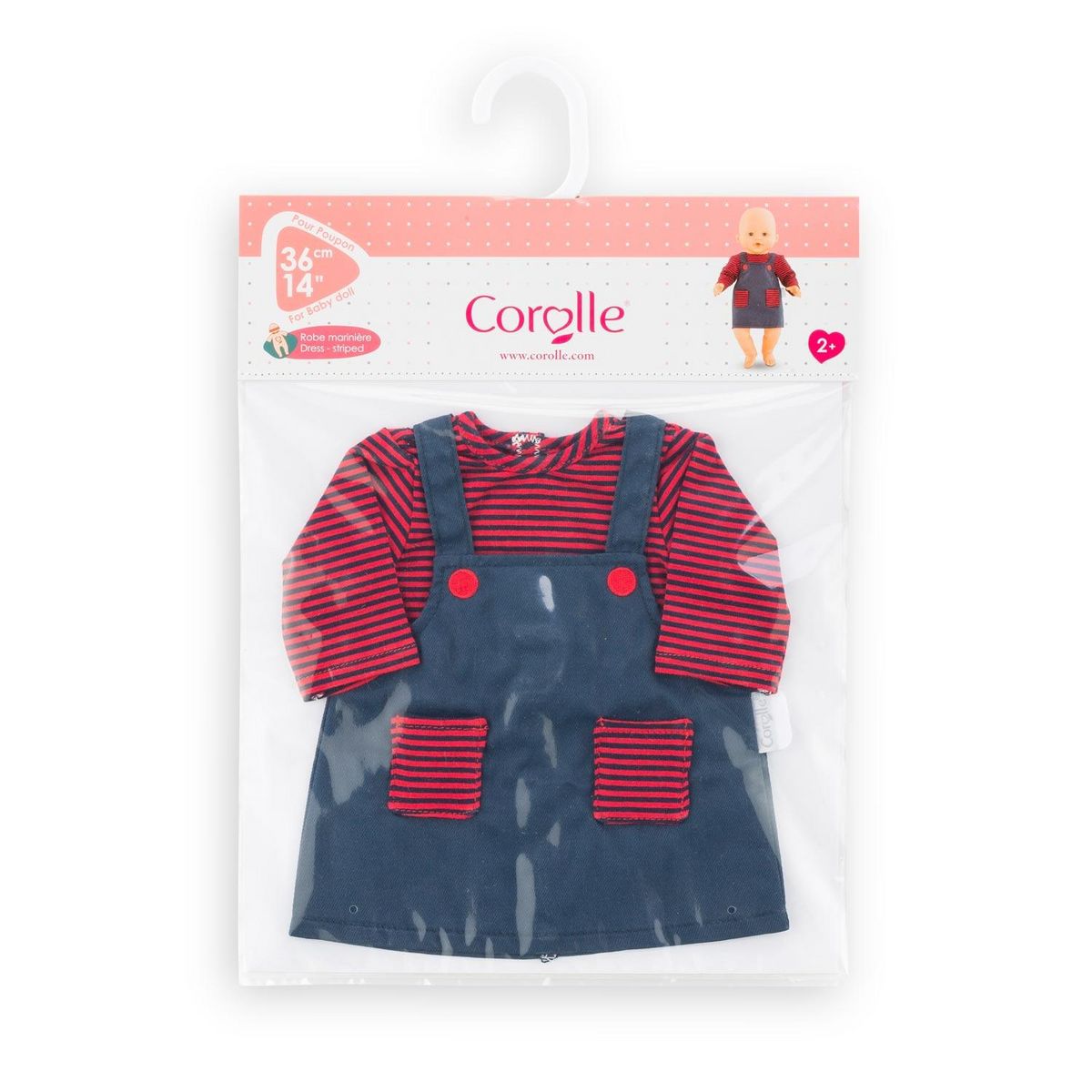 Corolle Robe Marinière pour poupon 36 cm