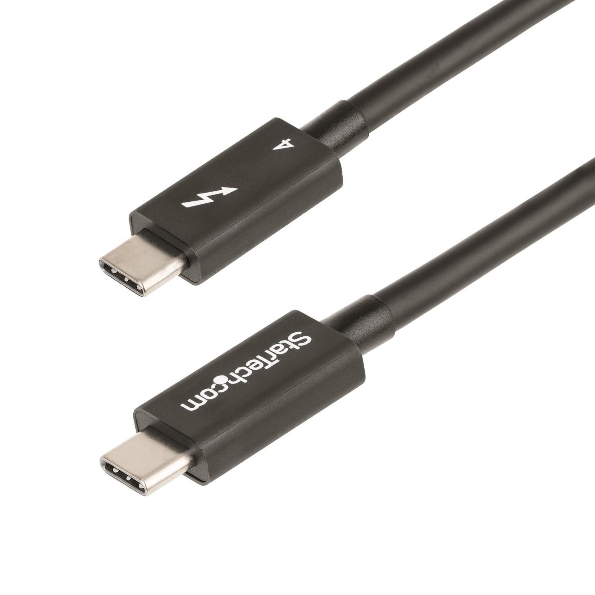 Startech StarTech.com Câble Thunderbolt 4 de 1m - 40Gbps - 100W Power Delivery - Vidéo 4K/8K - Cordon Thunderbolt Certifié par Intel - Compatible avec USB 4/Thunderbolt 3/USB 3.2/USB Type-C/DisplayPort