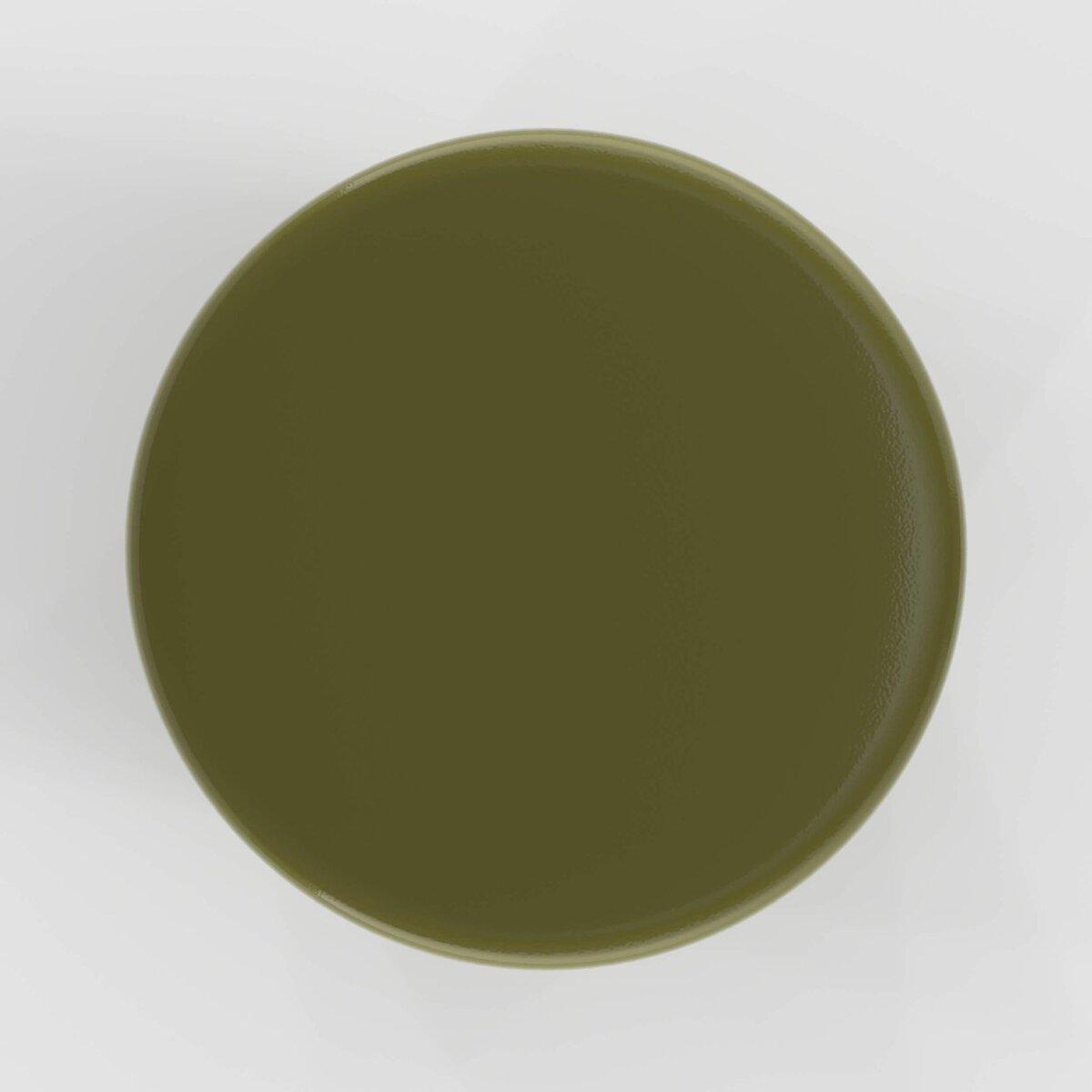 Rendez vous déco Table d'appoint ronde en métal vert kaki D30 cm - Athéna