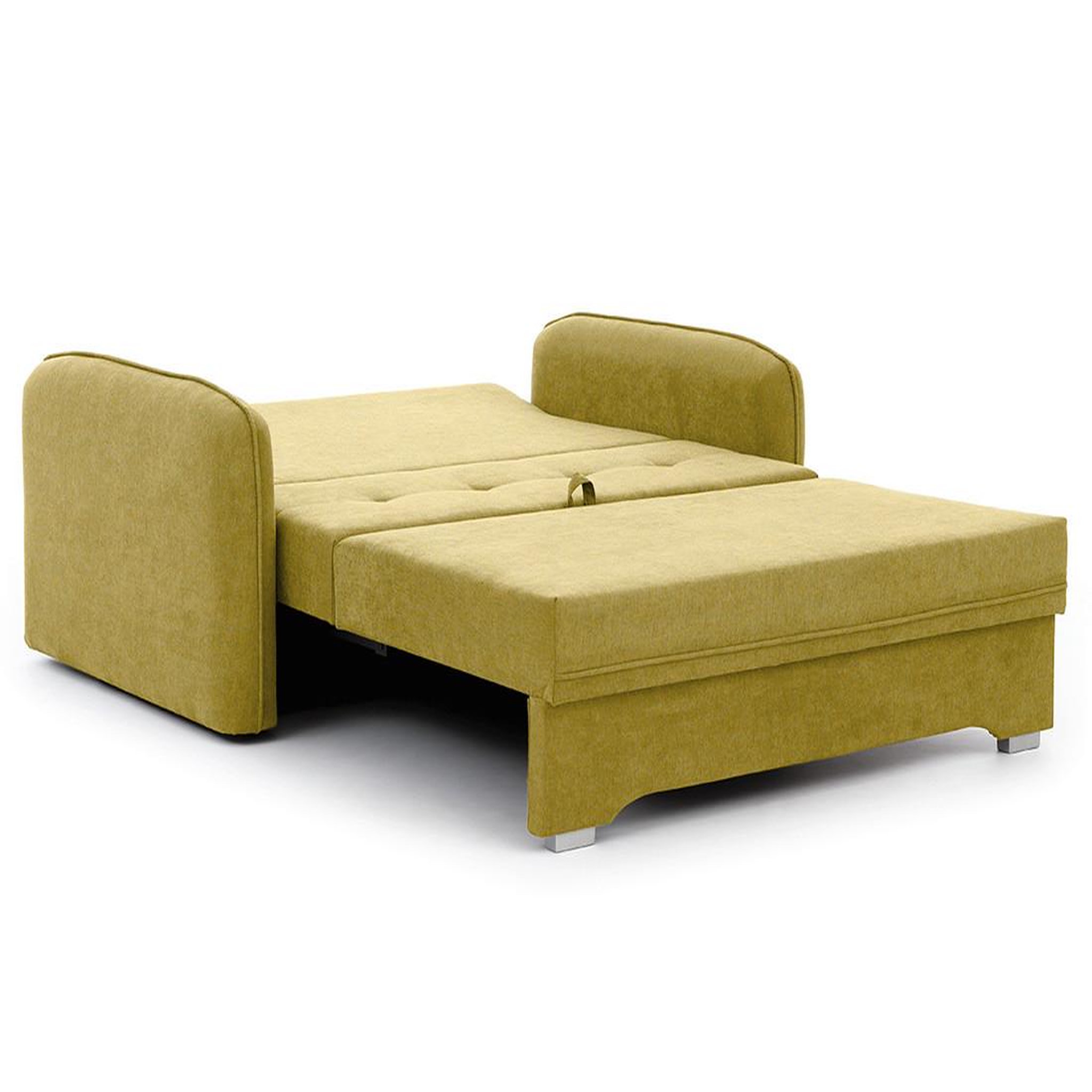 Voir la diapositive 5 : BEST MOBILIER Michelle - canapé droit 3 places convertible avec coffre en velours