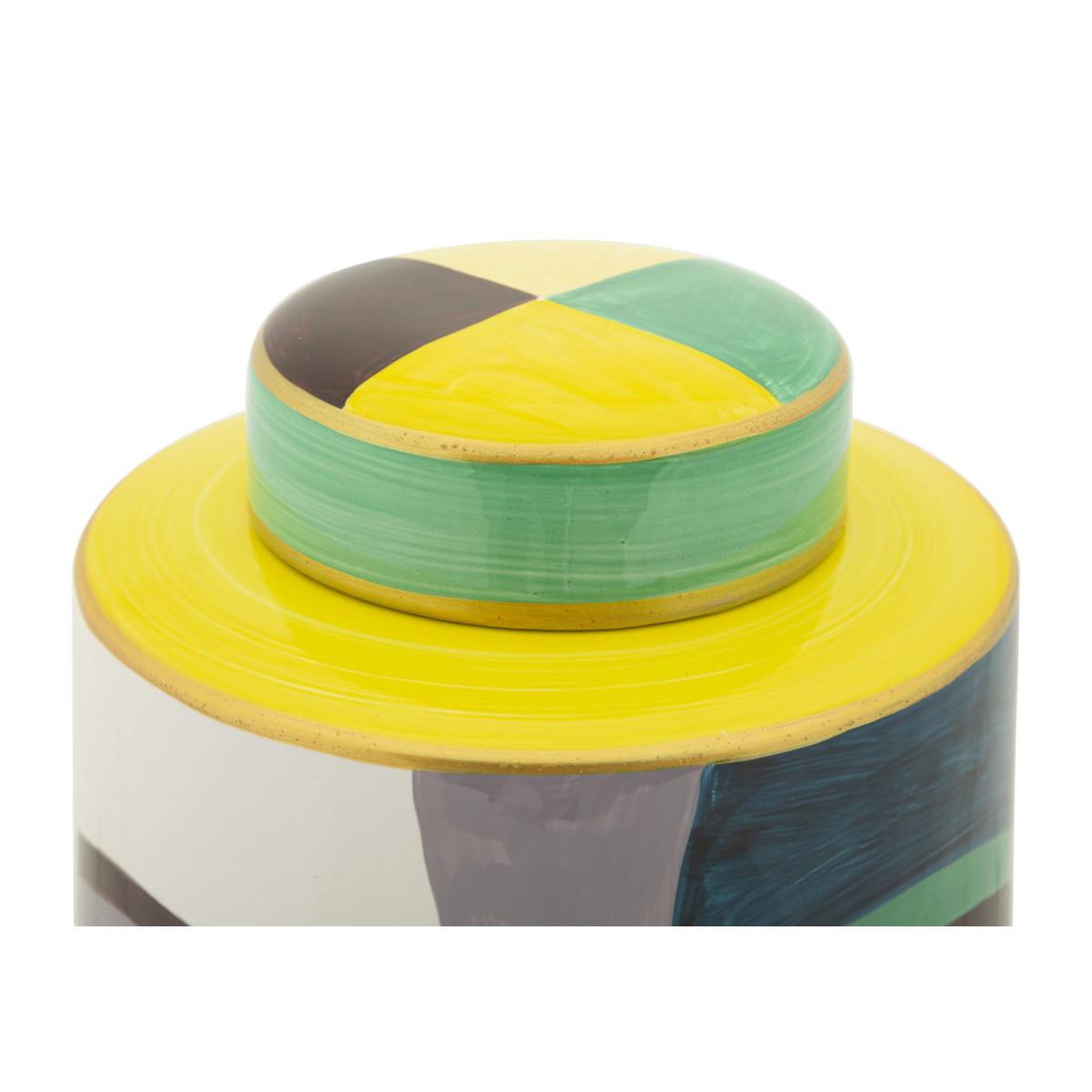 Voir la diapositive 5 : Paris Prix Vase design en céramique  piccassy  33cm multicolore