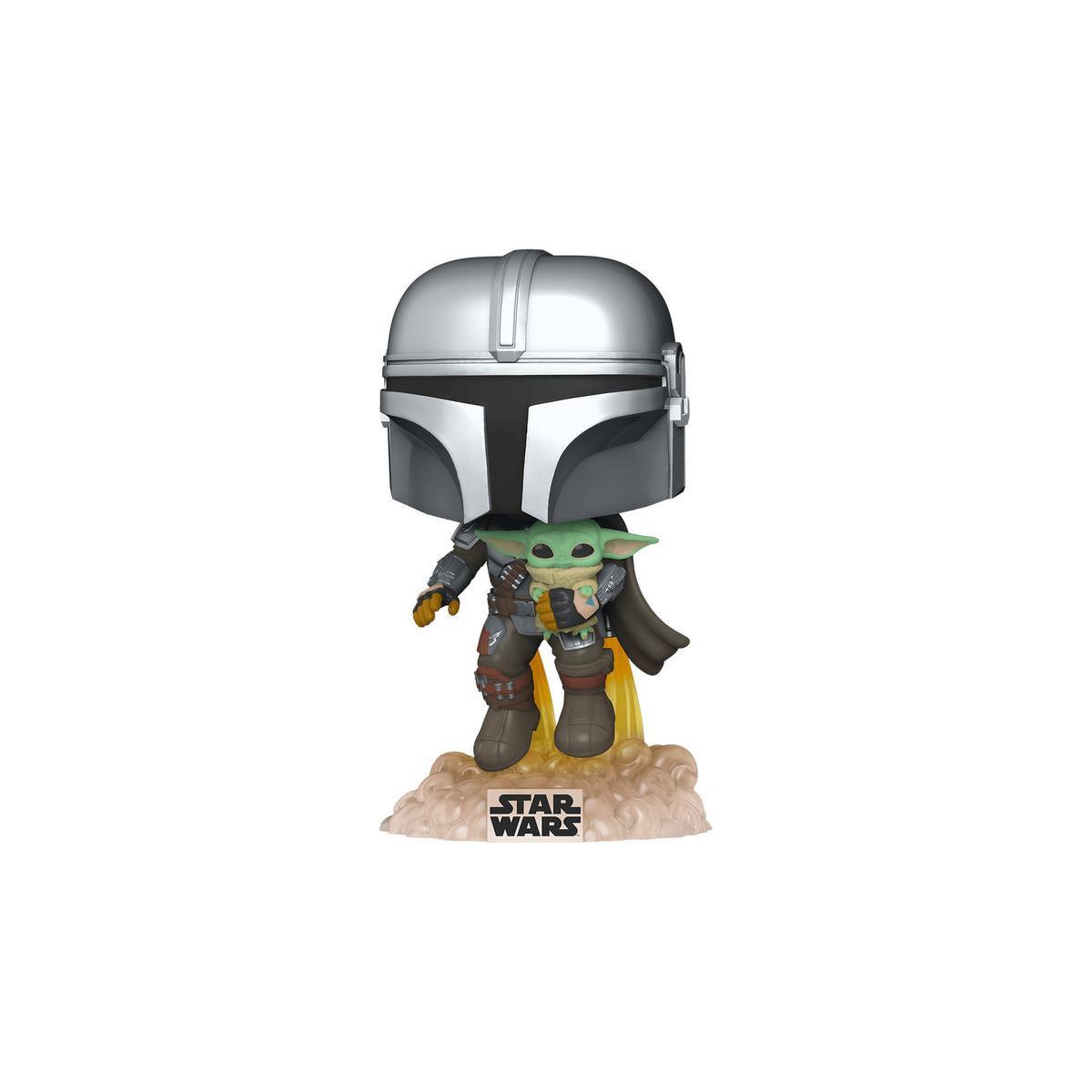 Voir la diapositive 3 : Funko Figurine Funko Pop Star Wars The Mandalorian flying with Jet Pack