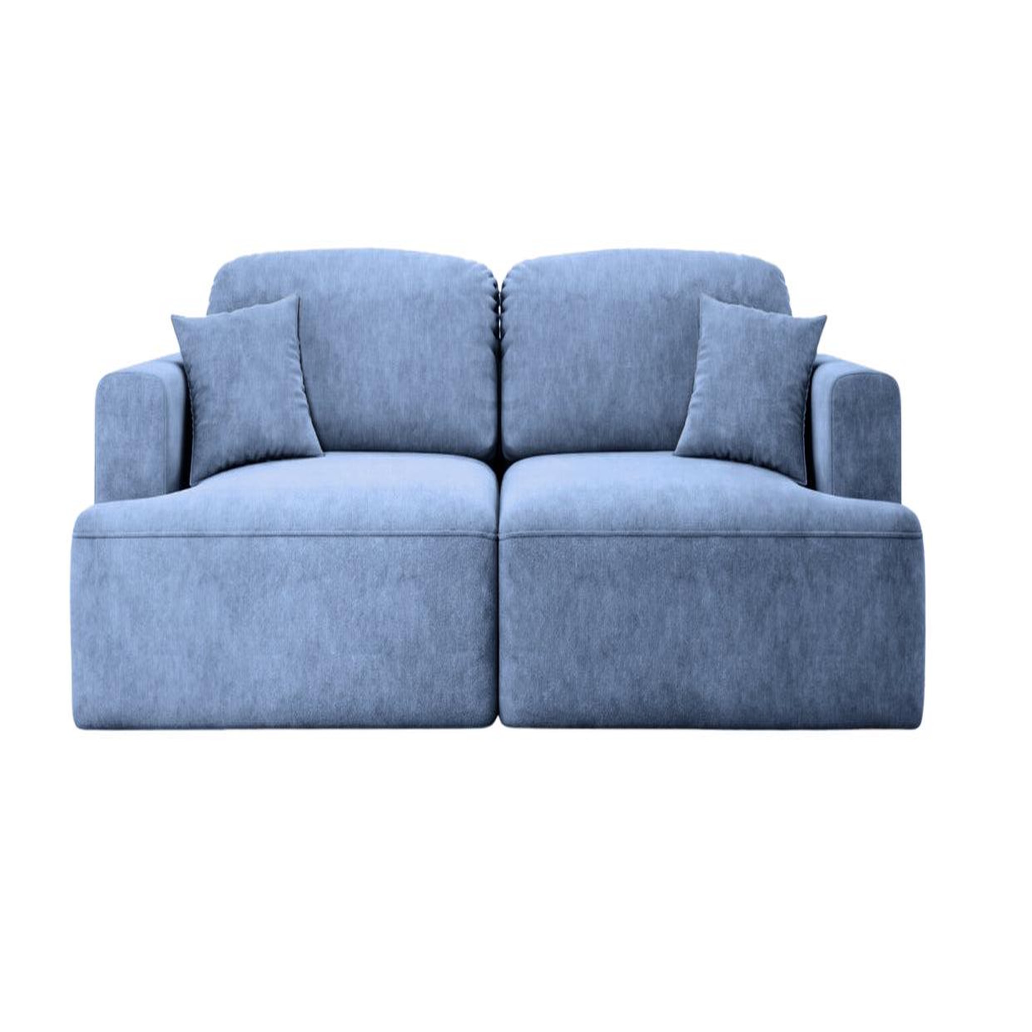 Voir la diapositive 1 : CASANOVA PARIS Chiara - canapé droit convertible tissu velours 3 places
