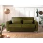 Voir la diapositive 2 : LISA DESIGN Owen - canapé 3 places convertible express couchage quotidien 140 cm matelas 12 cm en velours