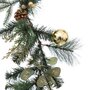 Voir la diapositive 2 : ATMOSPHERA Guirlande de Noël Eucalyptus L. 2 M - Vert et doré