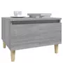 VIDAXL Tables d'appoint 2 pcs Sonoma gris 50x46x35 cm Bois ingenierie