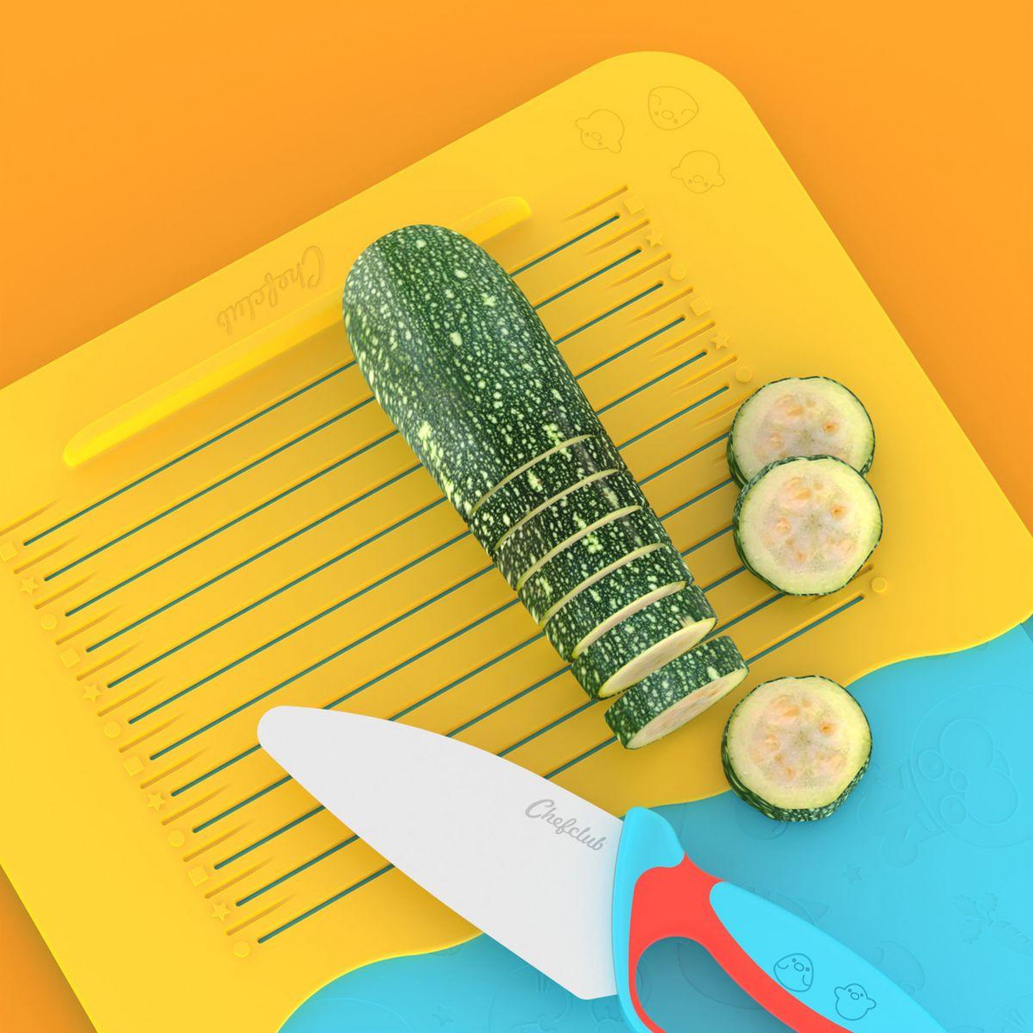Voir la diapositive 5 : CHEFCLUB Planche à découper à découper