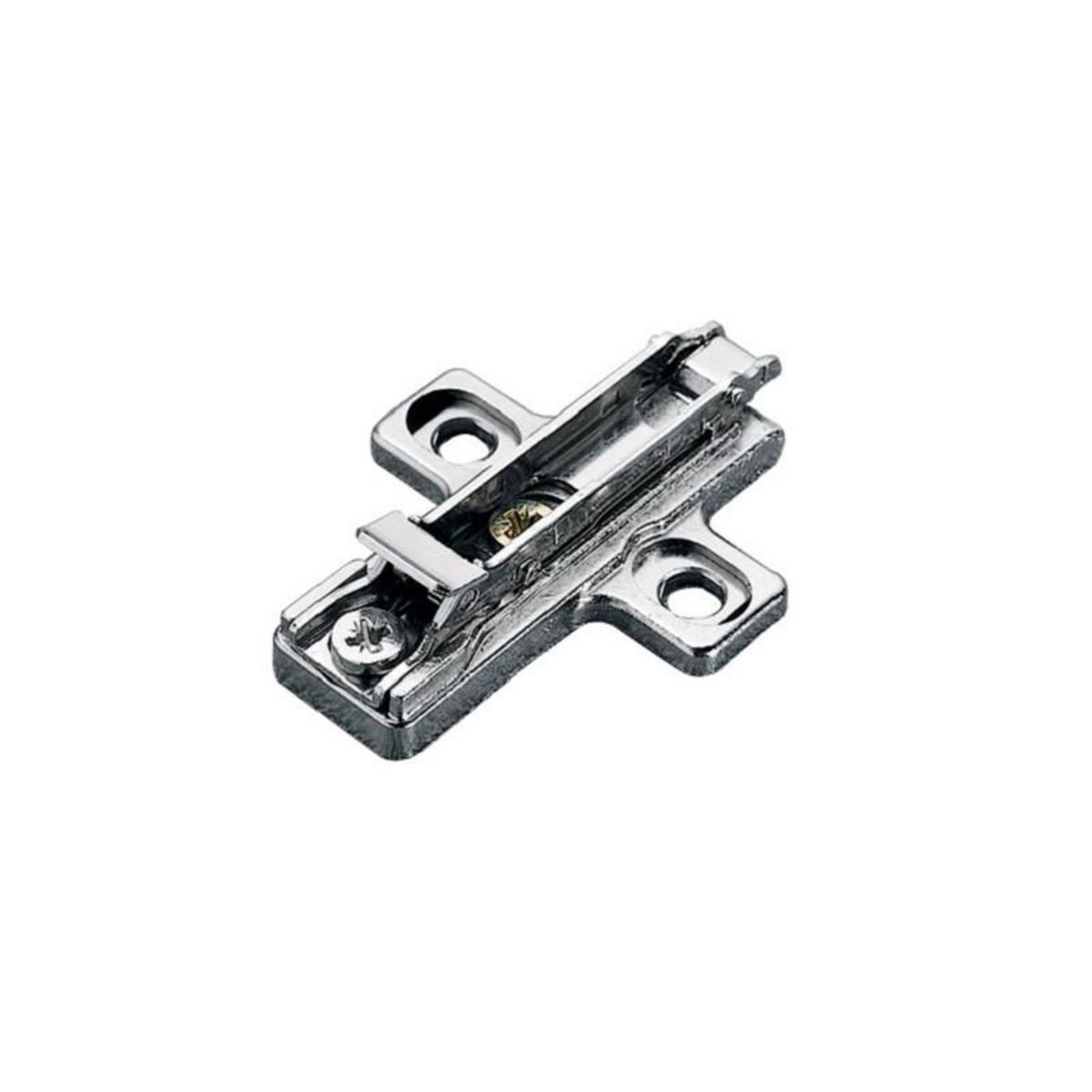 SALICE Embase cruciforme à visser 37x32mm zamak argentée 3mm – SALICE BAR3R39