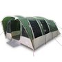 Voir la diapositive 2 : VIDAXL Tente familiale tunnel 8 personnes vert impermeable
