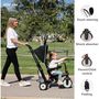 Voir la diapositive 3 : SMARTRIKE Tricycle Pliable Smartrike STR3 Plus Noir - 6 en 1 pour Bébé
