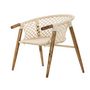Voir la diapositive 2 : Jardiline Fauteuil de jardin en macramé coton - Jardiline