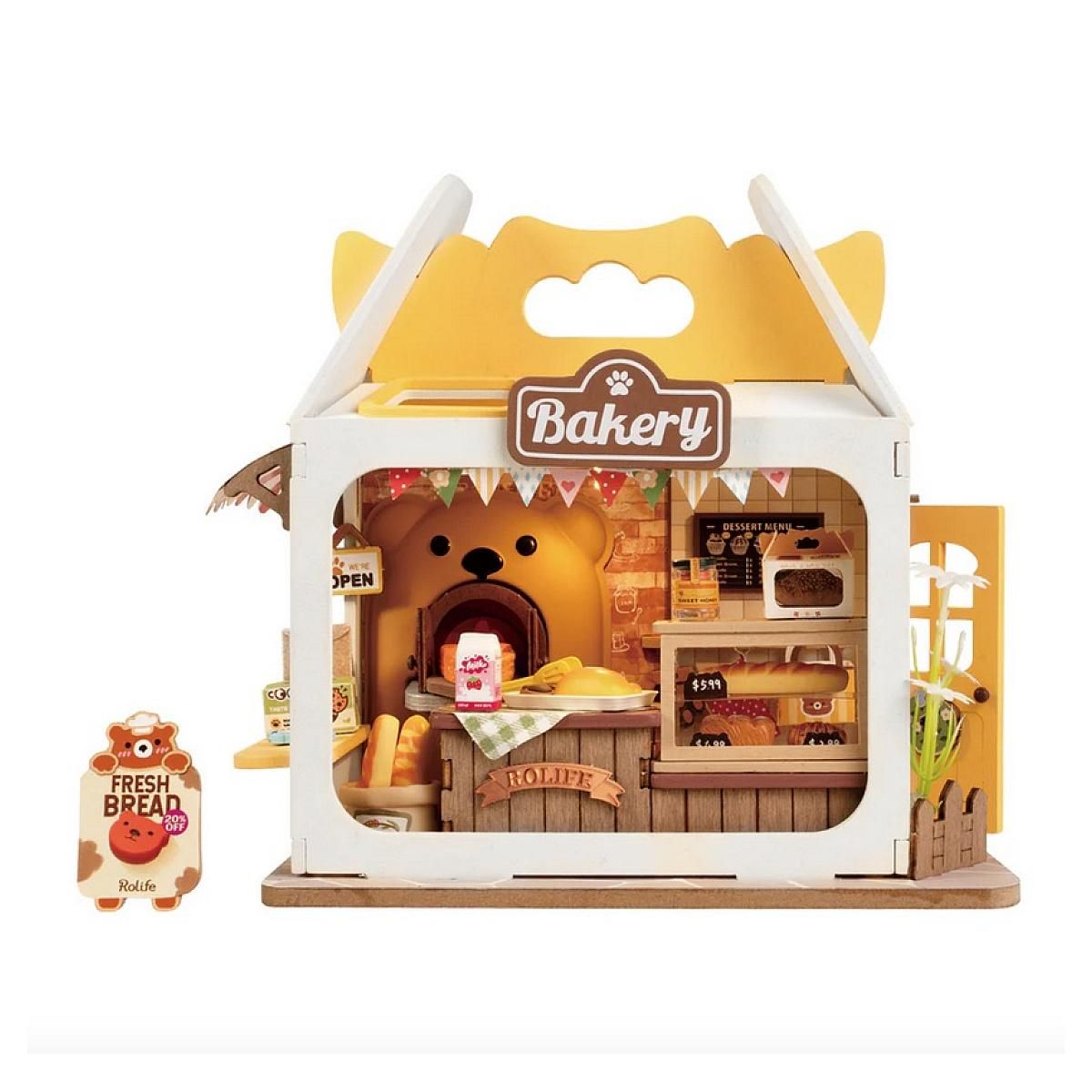 ROBOTIME Maison Miniature Teddy s Breadbox