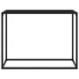 Voir la diapositive 2 : VIDAXL Table console Noir 100x35x75 cm Verre trempe