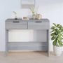 Voir la diapositive 3 : VIDAXL Table console Sonoma gris 90x36x75 cm Bois d ingénierie