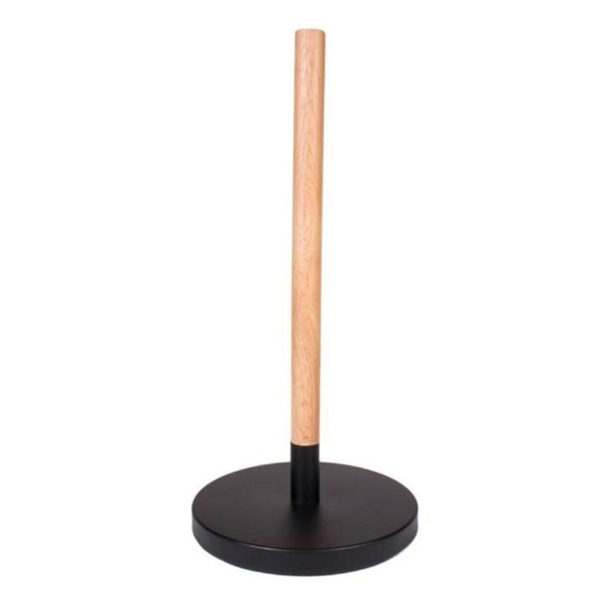 Paris Prix Porte Essuie-Tout  Bois  30cm Noir