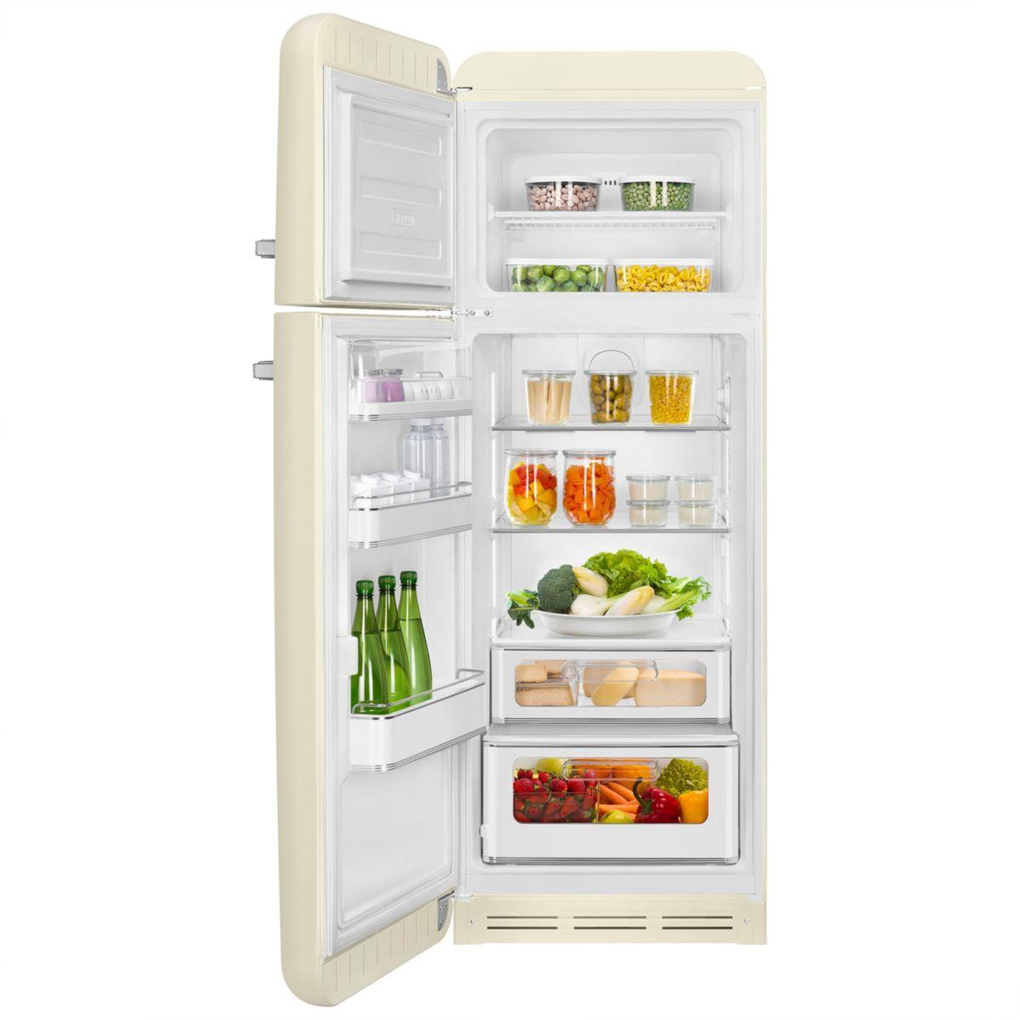 Voir la diapositive 4 : SMEG Réfrigérateur 2 portes fab30lcr6